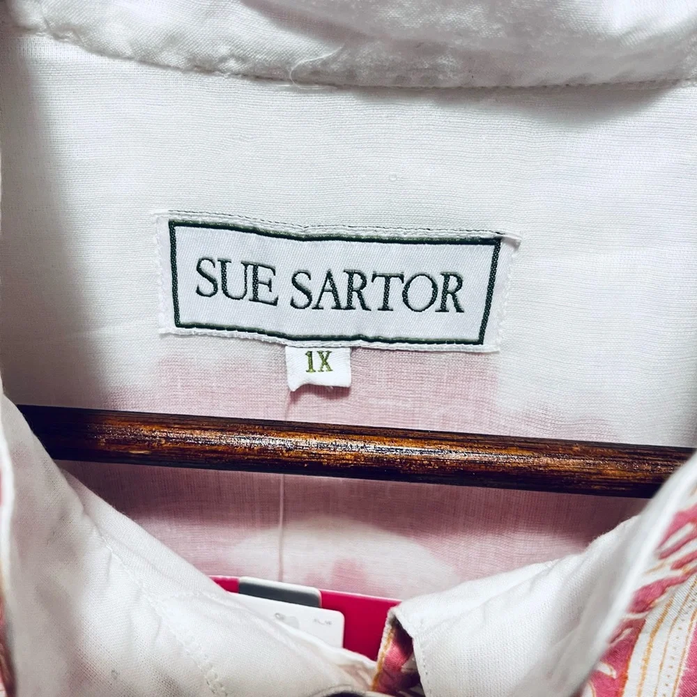 Sue Sartor Anthropologie Mini Dress NWT 1X - Picture 3 of 6